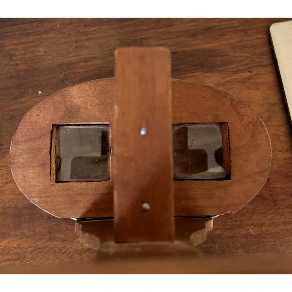 Antique c1900 Keystone Stereoscope Viewer 120+ Stereoview Photo Cards World